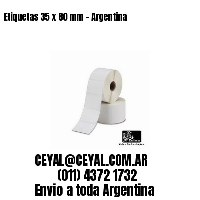 Etiquetas 35 x 80 mm – Argentina