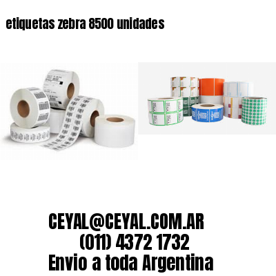 etiquetas zebra 8500 unidades