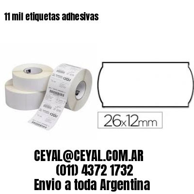 11 mil etiquetas adhesivas