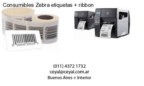 Consumibles Zebra etiquetas   ribbon