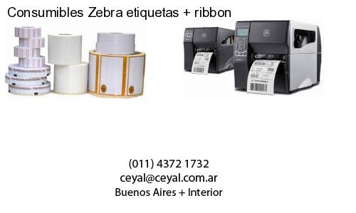 Consumibles Zebra etiquetas   ribbon