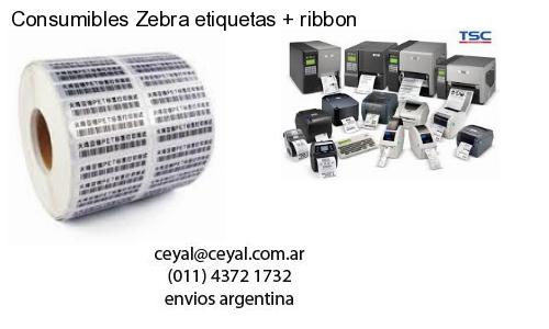 Consumibles Zebra etiquetas   ribbon