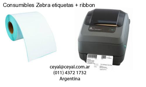 Consumibles Zebra etiquetas   ribbon