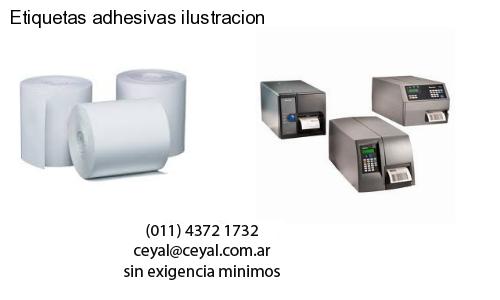 Etiquetas adhesivas ilustracion