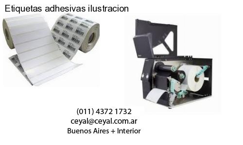 Etiquetas adhesivas ilustracion