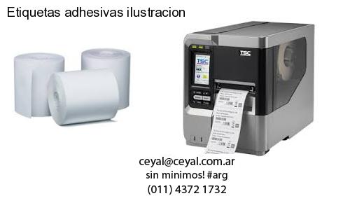 Etiquetas adhesivas ilustracion