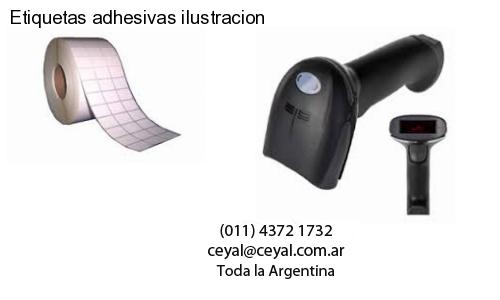 Etiquetas adhesivas ilustracion