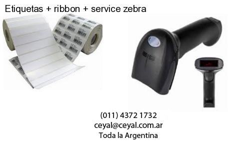 Etiquetas   ribbon   service zebra