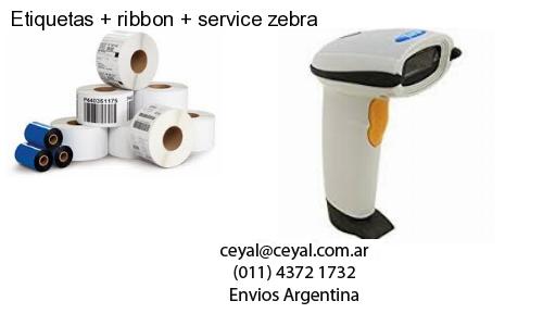 Etiquetas   ribbon   service zebra