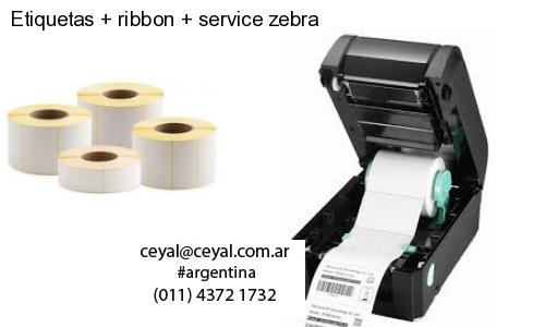 Etiquetas   ribbon   service zebra