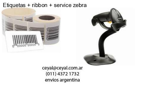 Etiquetas   ribbon   service zebra