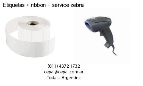 Etiquetas   ribbon   service zebra