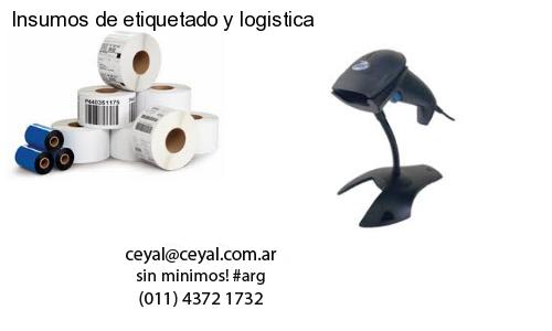 Insumos de etiquetado y logistica