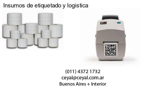 Insumos de etiquetado y logistica