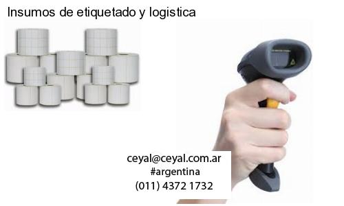 Insumos de etiquetado y logistica