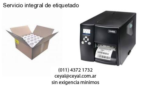 Servicio integral de etiquetado