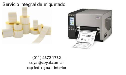 Servicio integral de etiquetado