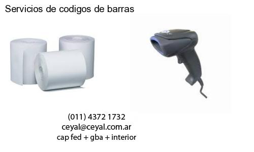 Servicios de codigos de barras