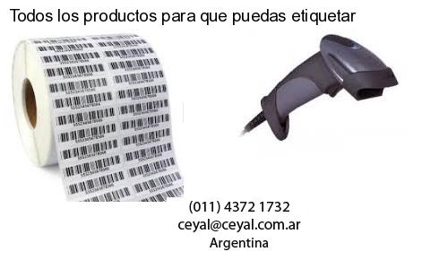 Todos los productos para que puedas etiquetar