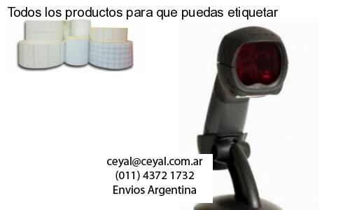 Todos los productos para que puedas etiquetar