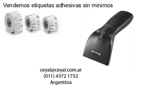 Vendemos etiquetas adhesivas sin minimos