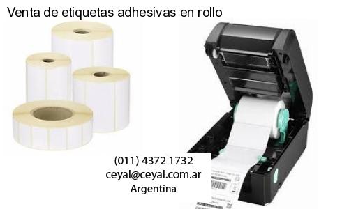 Venta de etiquetas adhesivas en rollo