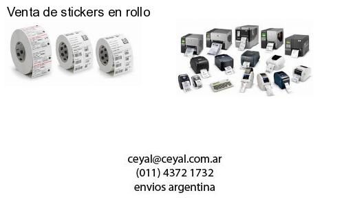 Venta de stickers en rollo