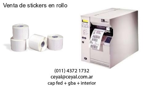 Venta de stickers en rollo