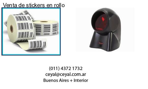 Venta de stickers en rollo