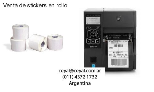 Venta de stickers en rollo