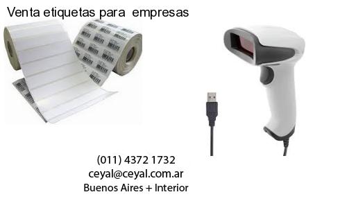 Venta etiquetas para  empresas