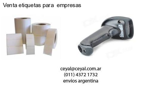 Venta etiquetas para  empresas