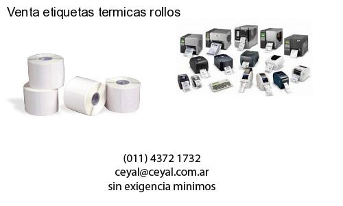 Venta etiquetas termicas rollos