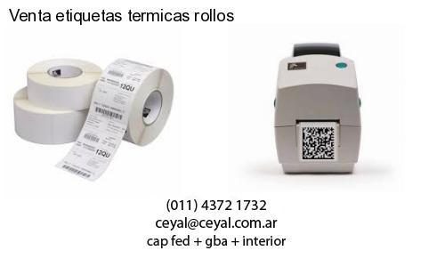 Venta etiquetas termicas rollos