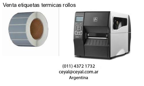 Venta etiquetas termicas rollos