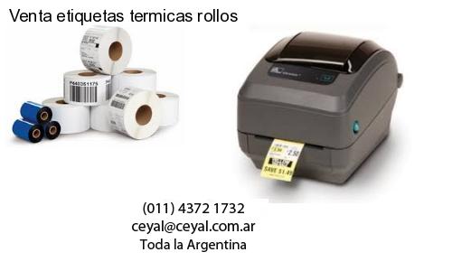 Venta etiquetas termicas rollos