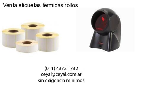 Venta etiquetas termicas rollos