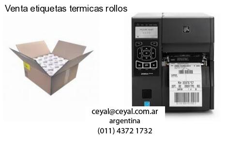 Venta etiquetas termicas rollos