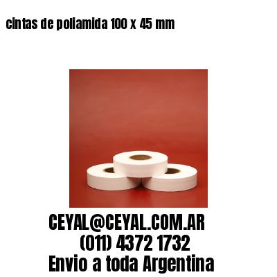 cintas de poliamida 100 x 45 mm