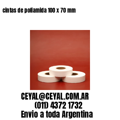 cintas de poliamida 100 x 70 mm