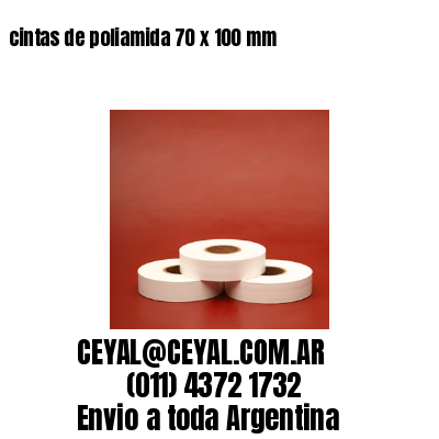 cintas de poliamida 70 x 100 mm