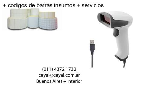   codigos de barras insumos   servicios