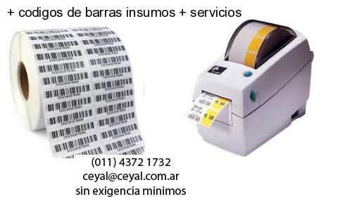   codigos de barras insumos   servicios