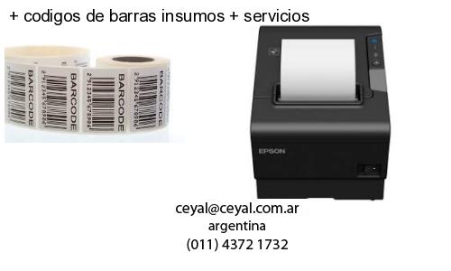   codigos de barras insumos   servicios