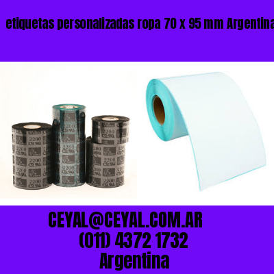 etiquetas personalizadas ropa 70 x 95 mm	Argentina