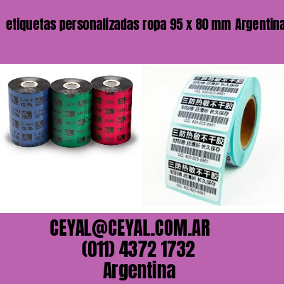 etiquetas personalizadas ropa 95 x 80 mm	Argentina