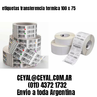 etiquetas transferencia termica 100 x 75