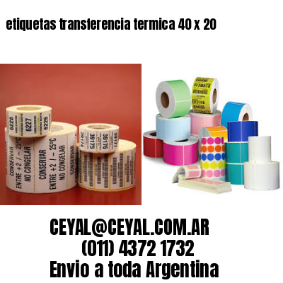 etiquetas transferencia termica 40 x 20