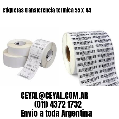 etiquetas transferencia termica 55 x 44