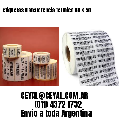 etiquetas transferencia termica 80 X 50